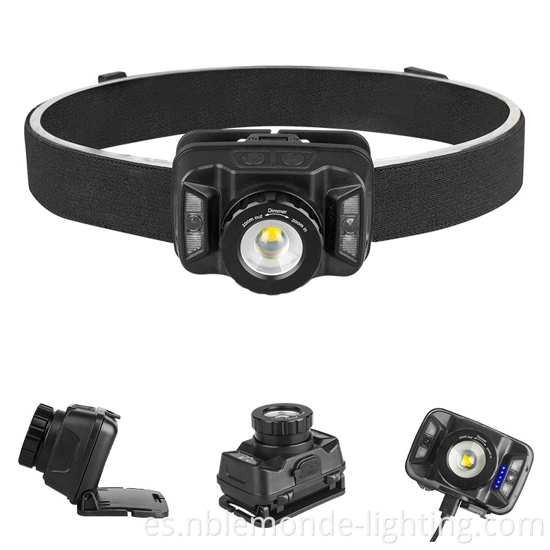 Rechargeable Zoom Detection Headlamp